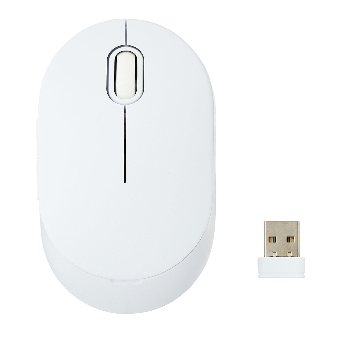onn Wireless 5-button Mouse, 1600 DPI, 2.4 GHz USB-A Dongle, Gray